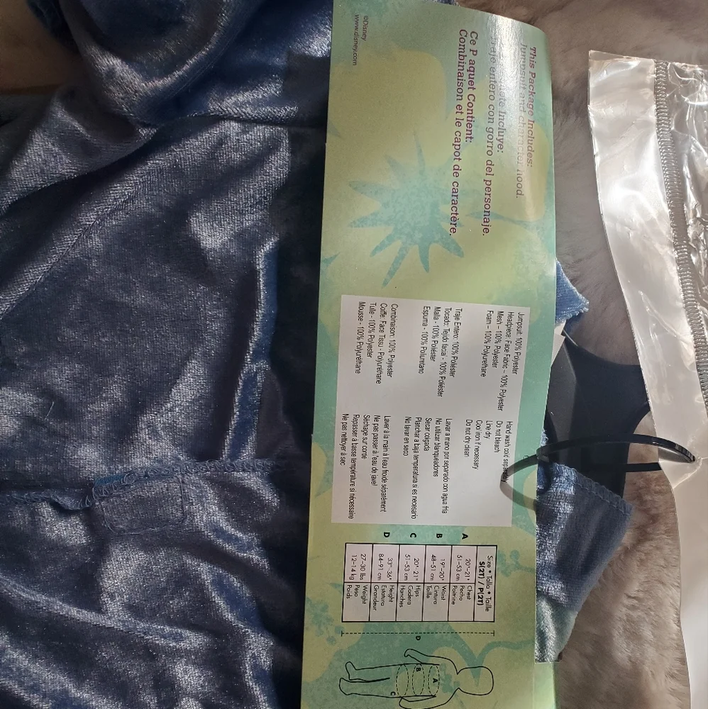 Disguise Disney STITCH Halloween Costume, Szs Child's S and M, NWT - Picture 4 of 8